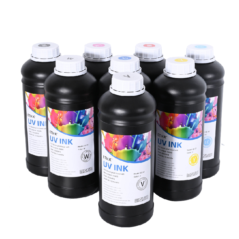 UV-LED soft ink is suitable for Epson print head to print PVC TPU
