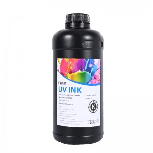 UV-LED soft ink is suitable for Ricoh print head to print  acrylic PVC